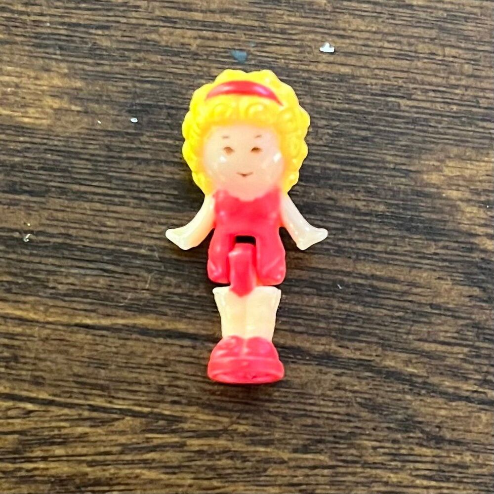 Bluebird Polly Pocket  1989 Polly's Speedboat Ring - figure ONLY